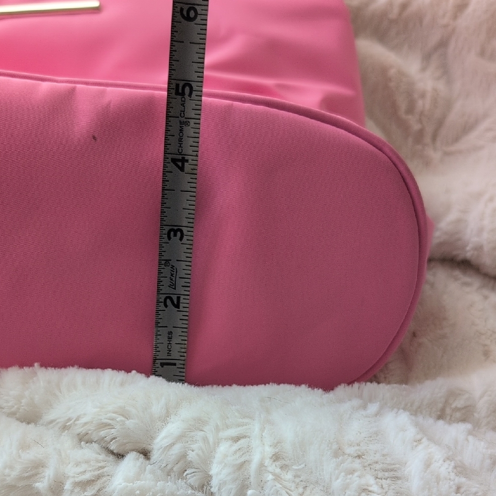 Vintage Pink Fabric Women's Bag - Picture 4 of 9